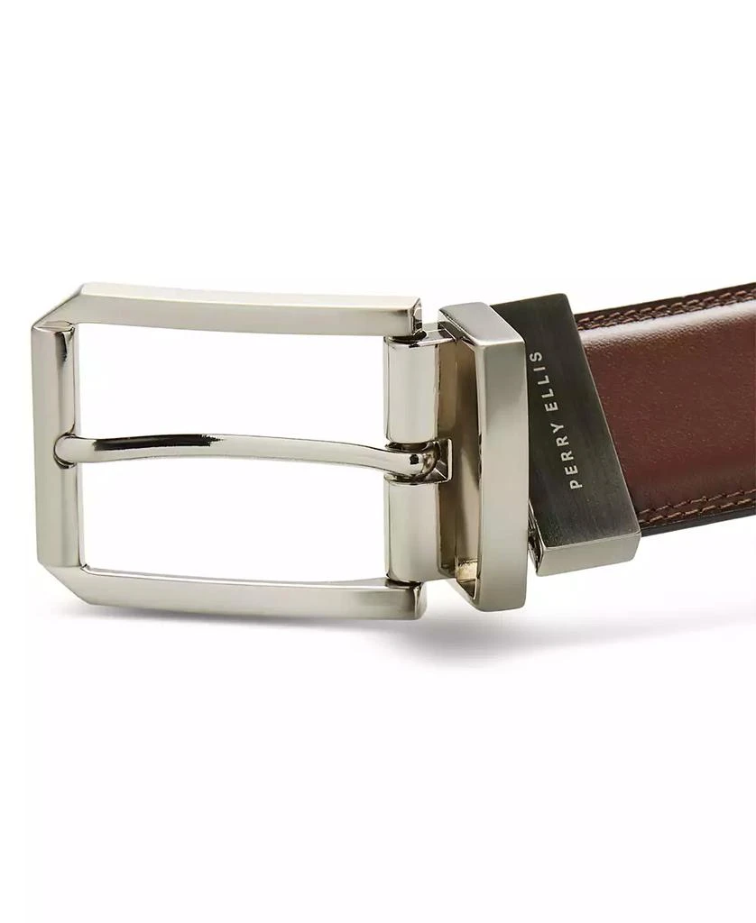 Perry Ellis Men's Halfmoon Belt 3