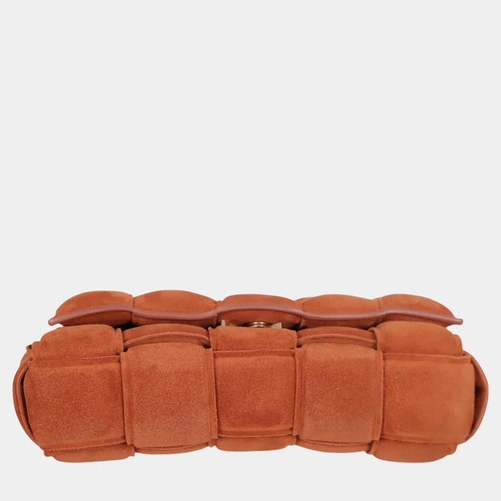 Bottega Veneta Bottega Veneta Brown Suede Padded Chain Cassette Bag 4