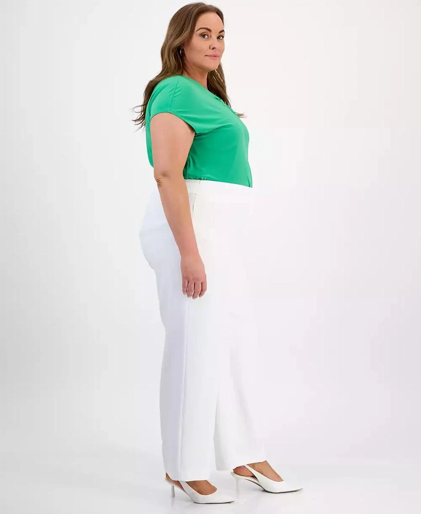 Kasper Plus Size Crepe Pants 2