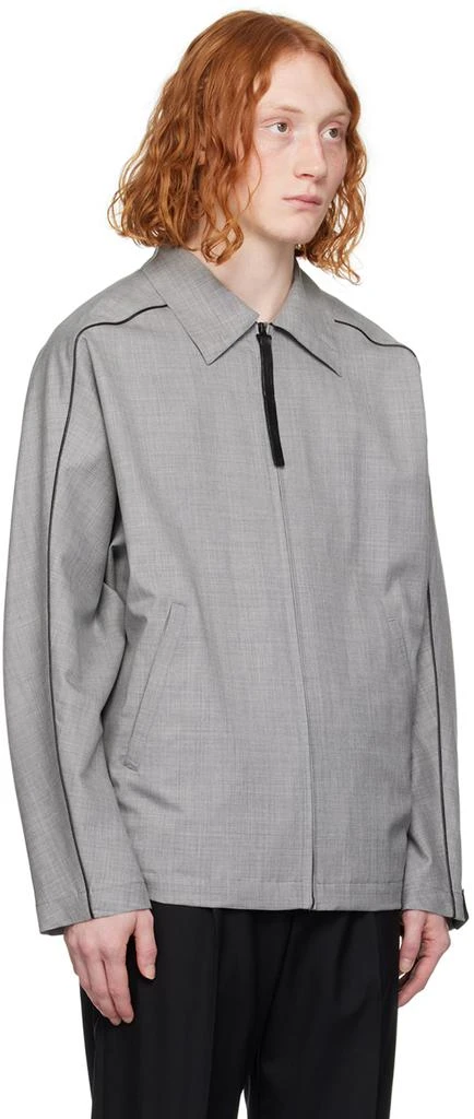 n.hoolywood Gray Zip Jacket 2