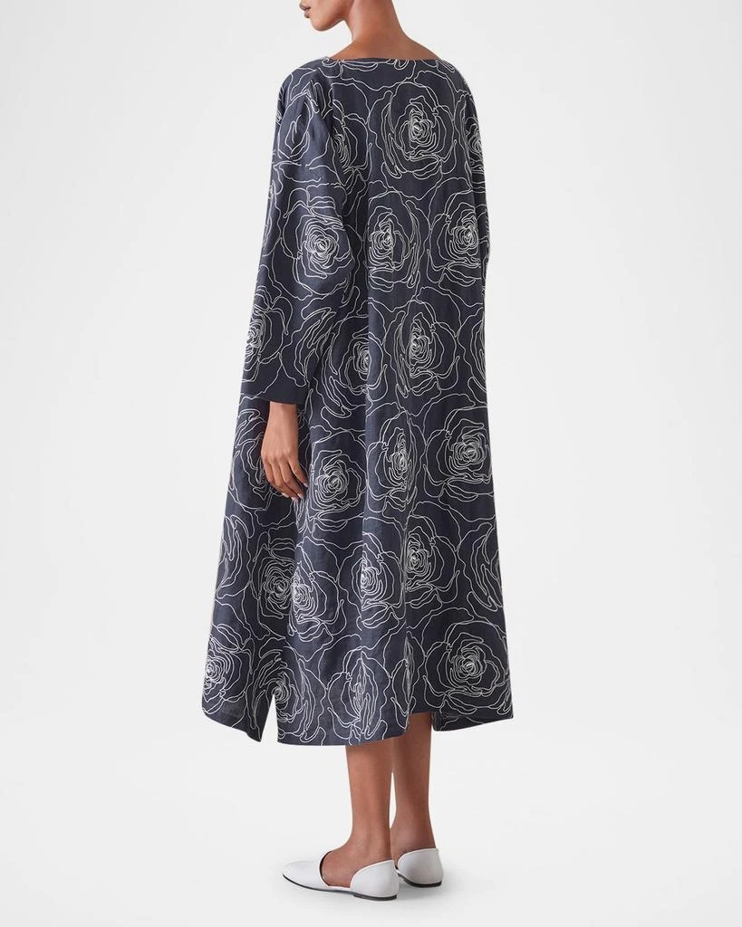 Eskandar Wide A-Line Scoop-Neck Dress 3