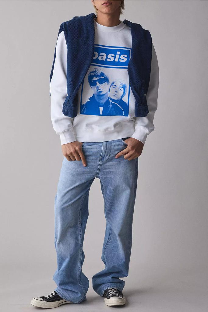 Oasis Logo Graphic Crew Neck Sweatshirt – On Sale Now with