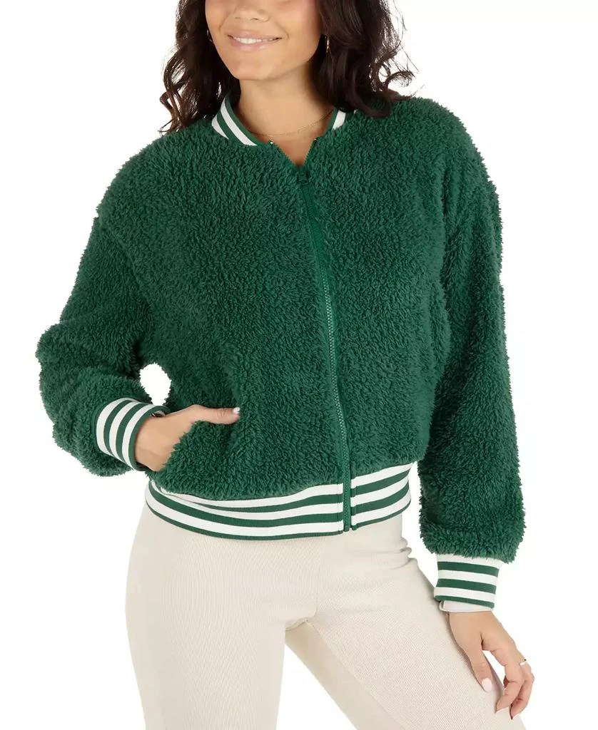 Hurley Juniors' Noa Fleece Bomber Jacket 4