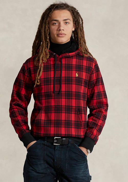 Ralph Lauren Ralph Lauren Plaid Pile Fleece Hoodie