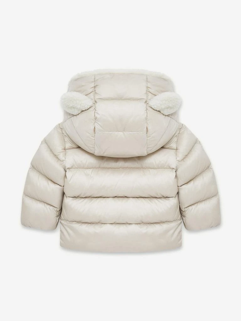Moncler Moncler Enfant Baby Down Padded Borgan Jacket in Beige 2
