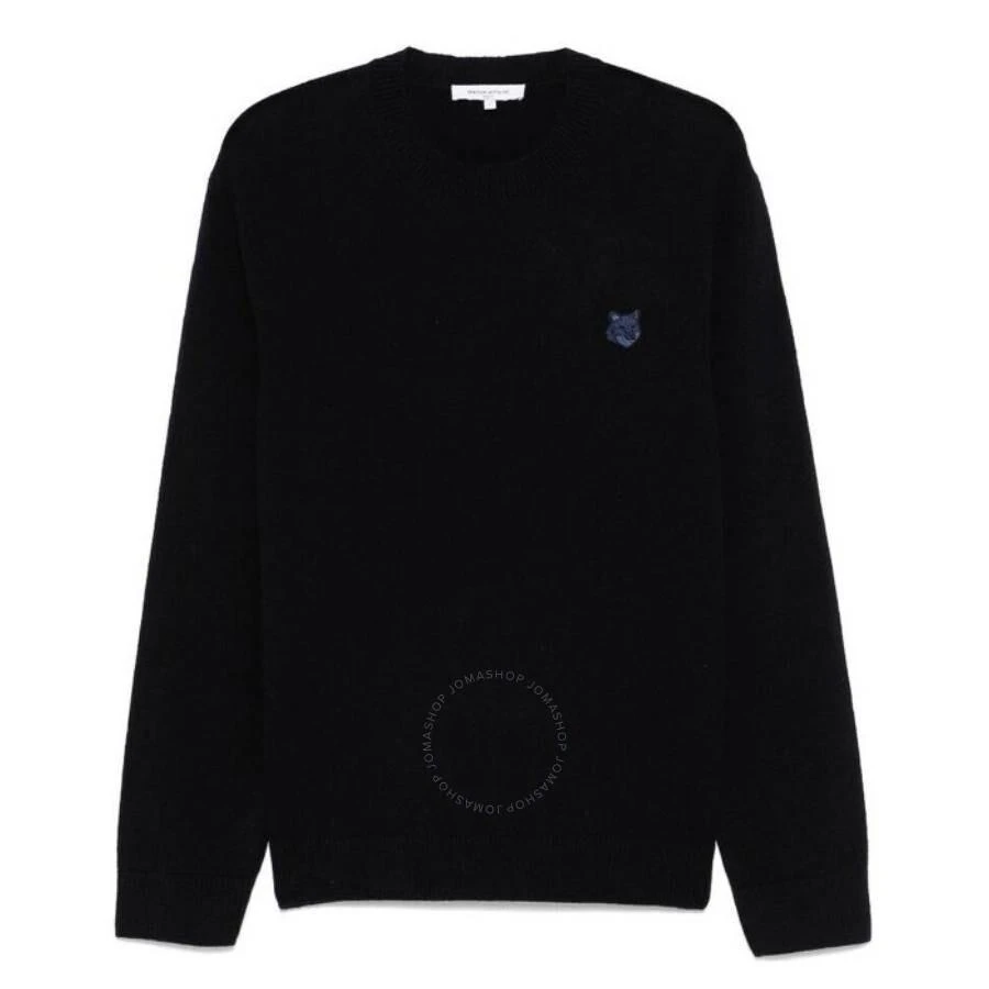 Maison Kitsune Fox Head Patch Lambswool Jumper 1