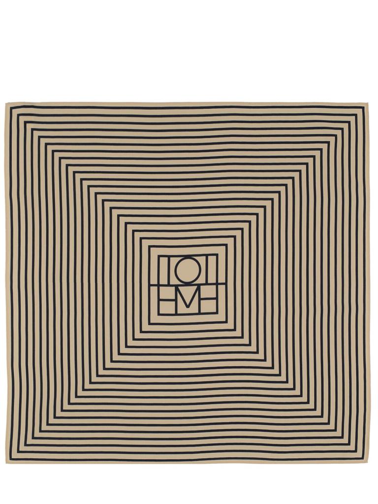 TOTEME Signature Monogram Silk Scarf