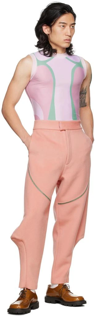 YULONG XIA SSENSE Exclusive Pink Polyester T-Shirt 5