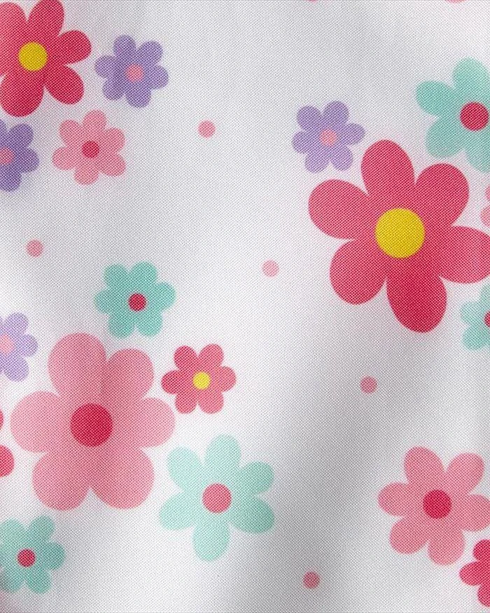 Miki House Girls' Floral Print Raincoat 7