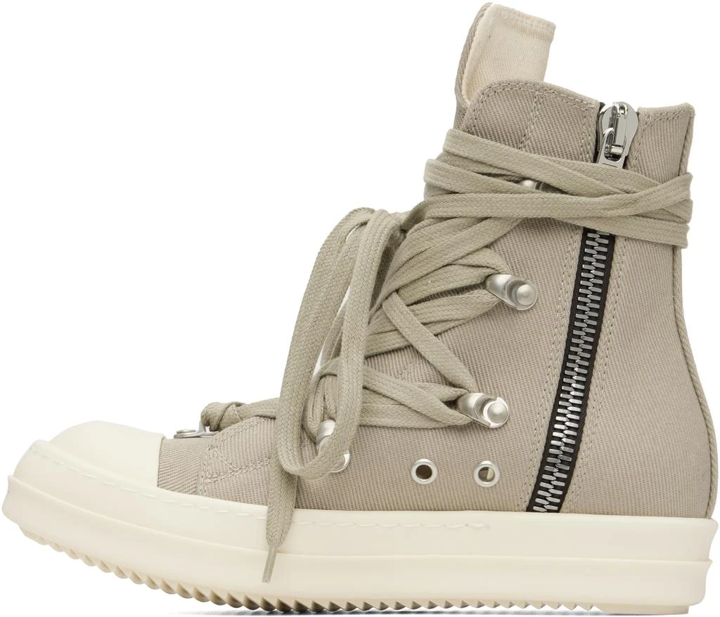 Rick Owens Taupe Concordians Megalace Sneaks Sneakers 3