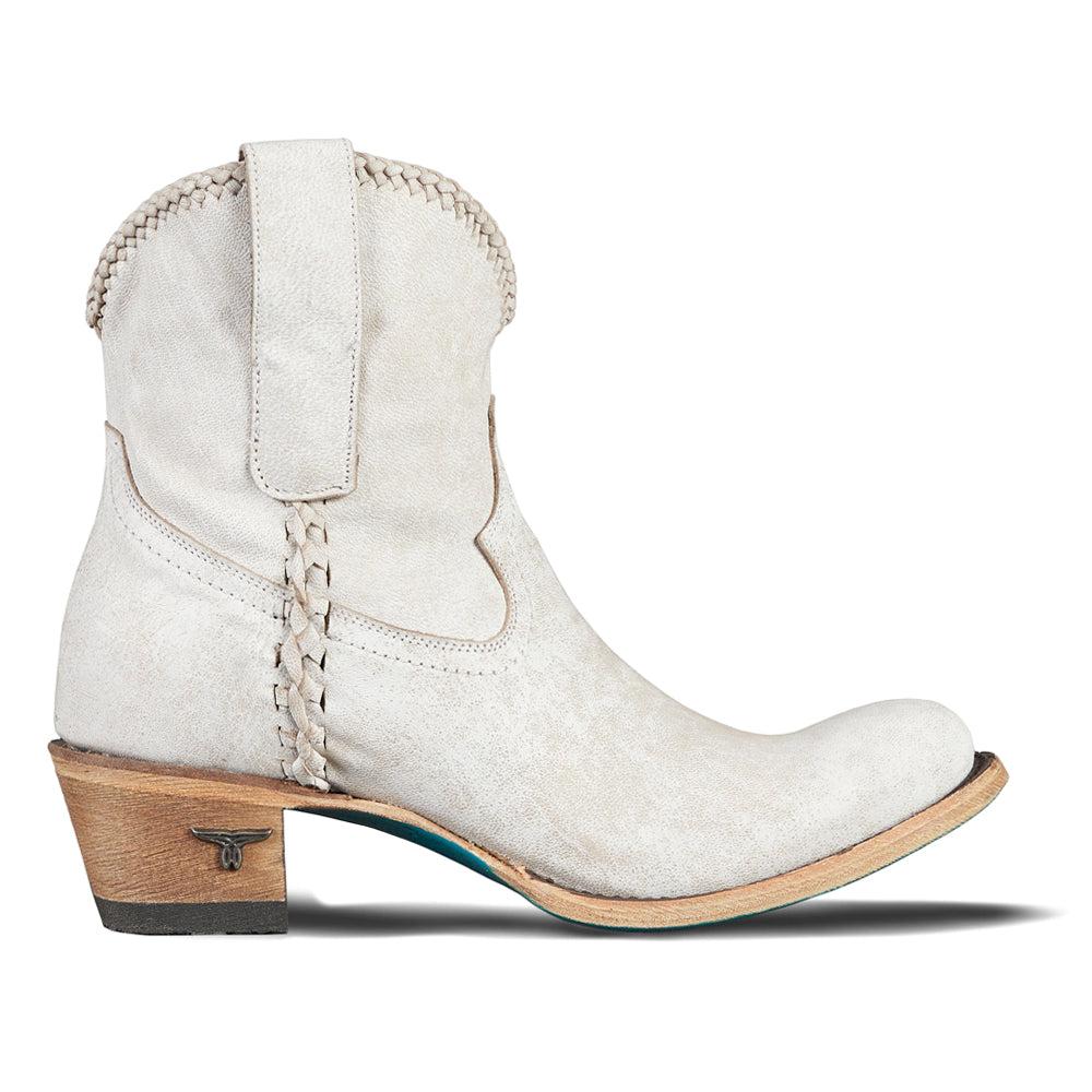 LANE Plain Jane Round Toe Pull On Cowboy Booties