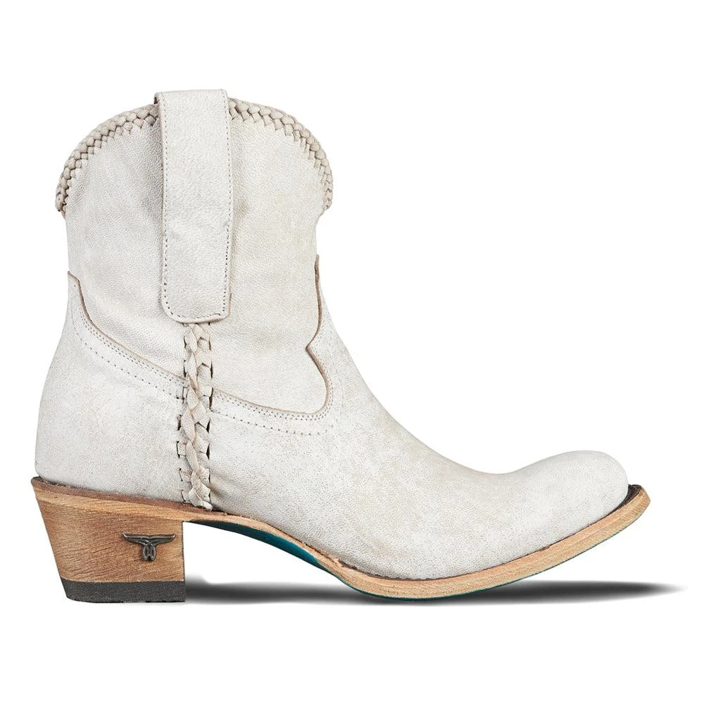 LANE Plain Jane Round Toe Pull On Cowboy Booties 1