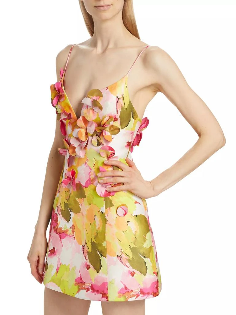 Acler Isla Sculpted Floral Minidress 4