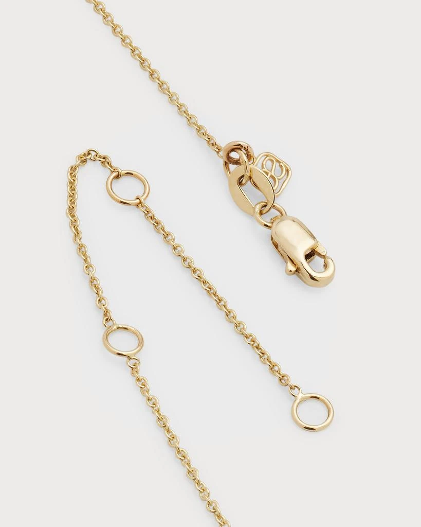 Sydney Evan 14K Yellow Gold Medium Rope Love Pendant Necklace 4