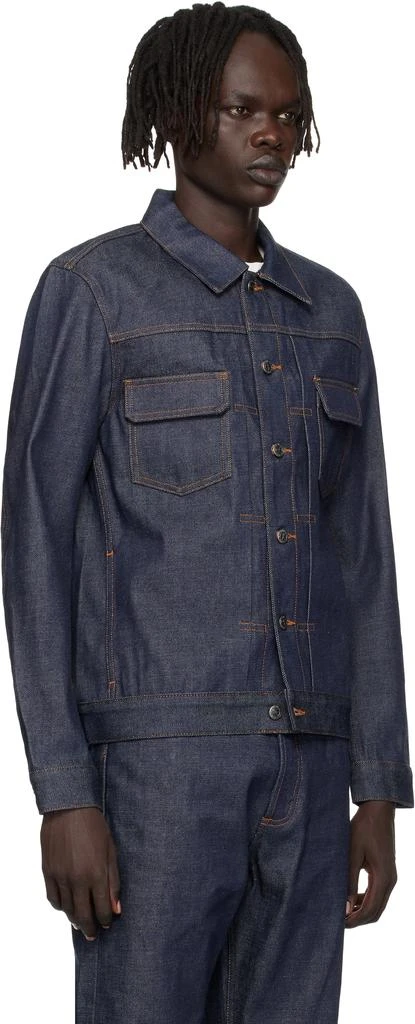 A.P.C. Navy Veste Work Denim Jacket 2