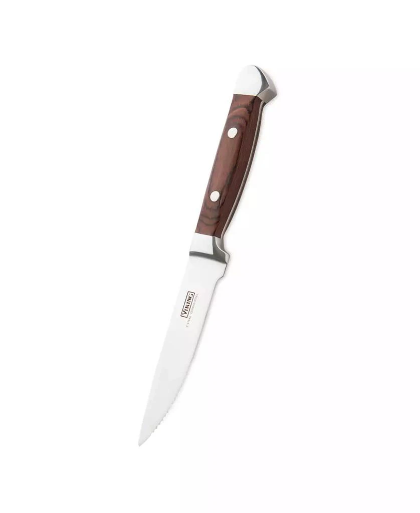 VIKING 6 Piece Pakkawood Steak Knife Set with Box 3
