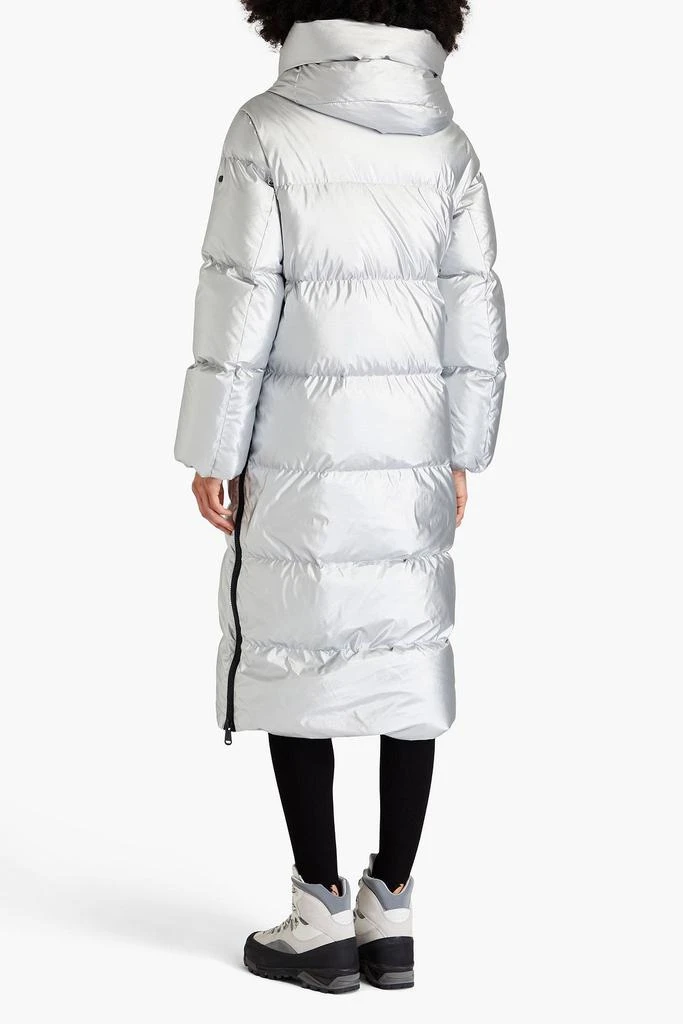 Goldbergh Jett quilted metallic hooded down coat 3