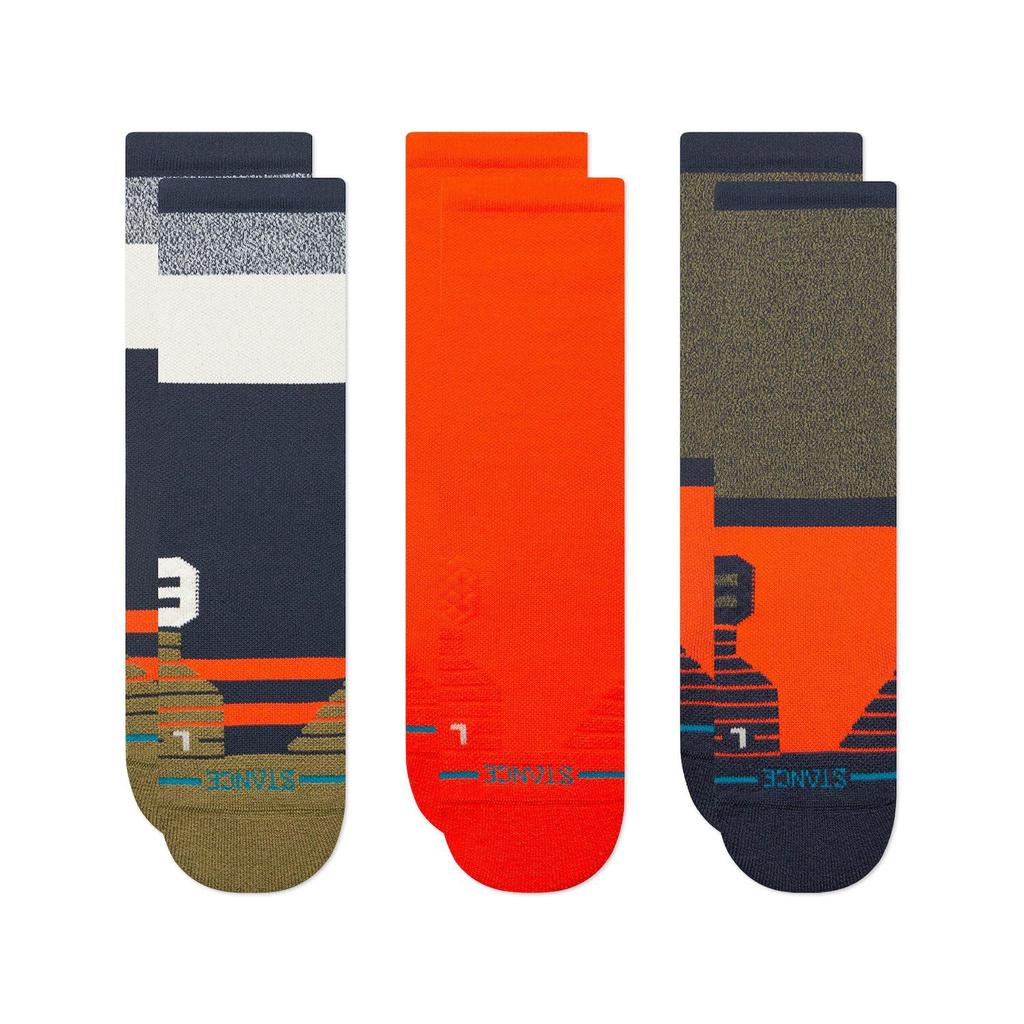 Stance Route Mid Crew 3-Pack