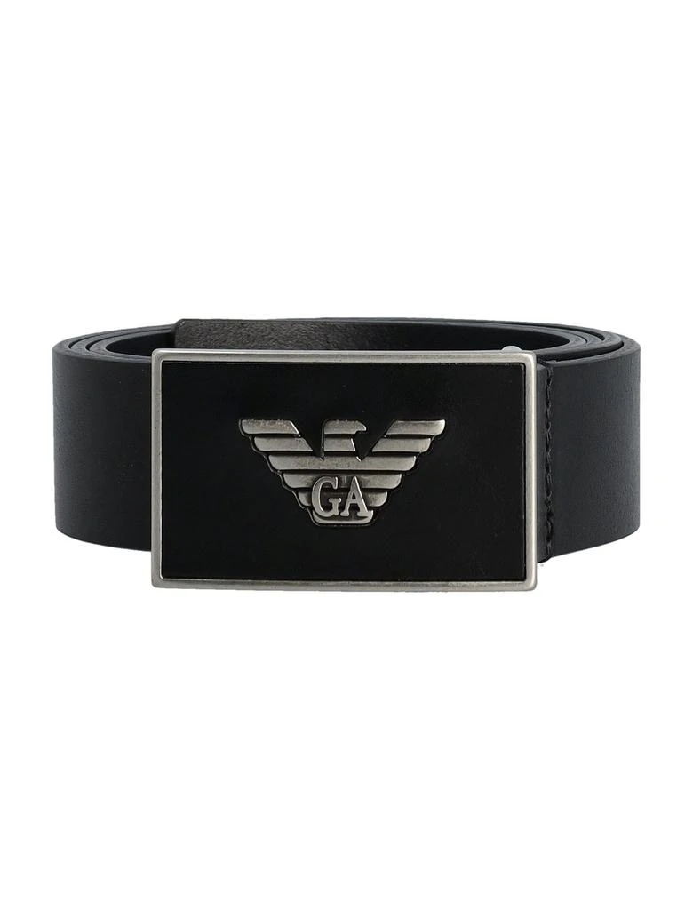 Emporio Armani Emporio Armani Logo Plaque Belt 1