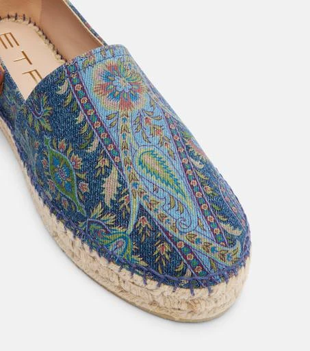 ETRO Printed canvas espadrilles 6