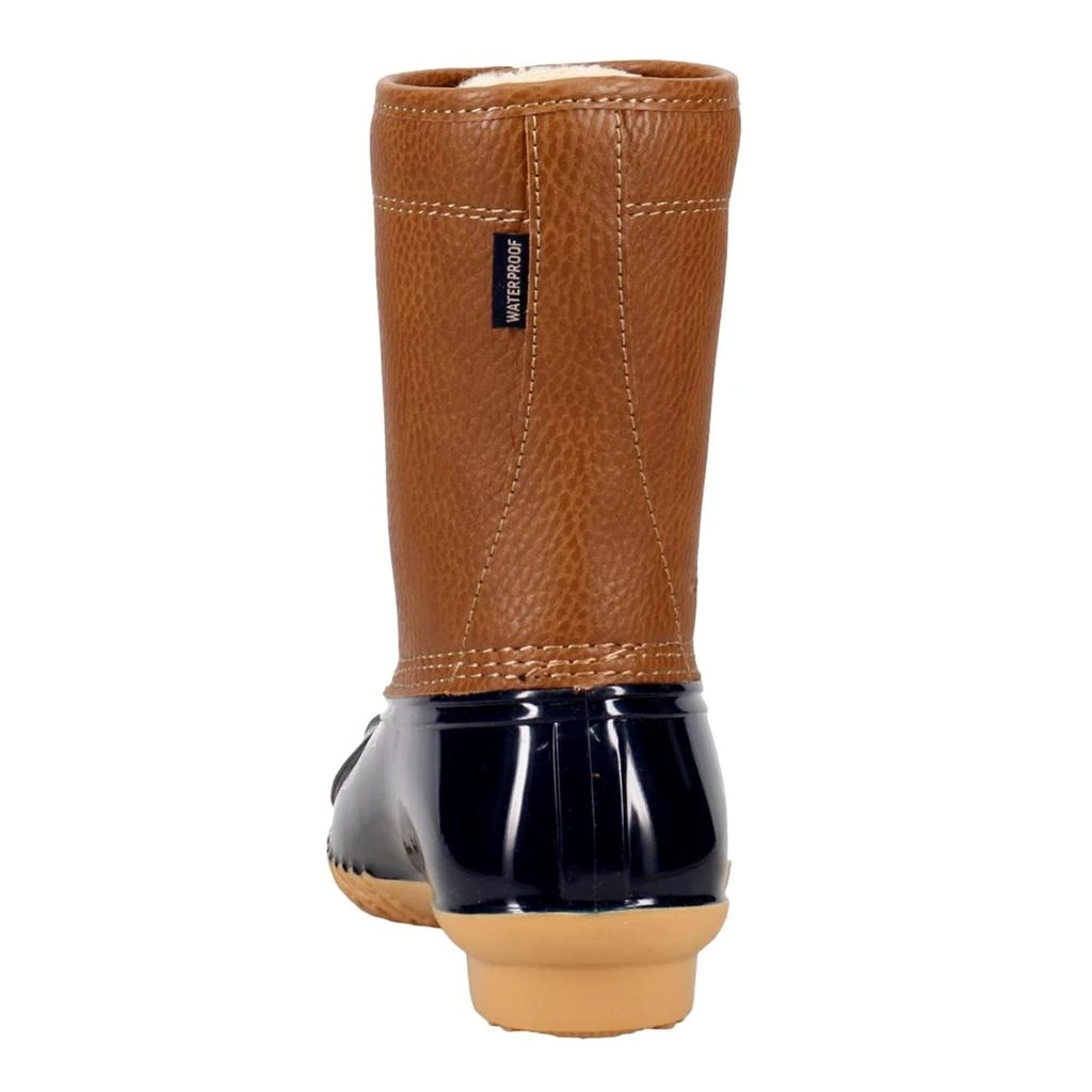 JBU BY JAMBU JBU by Jambu Maplewood Waterproof Rain Mid Calf Boot Navy / Tan  B9MAW73 Women's 4