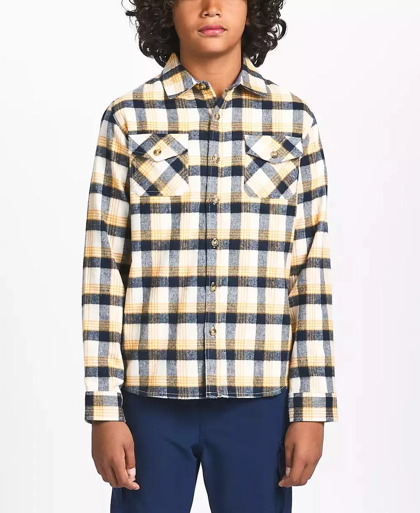 Sovereign Code Big Boys Soft Plaid Flannel Button-Up Shirt 1