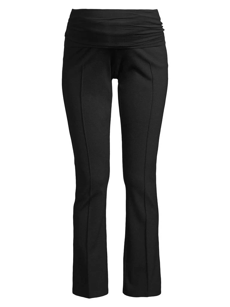 Nom Maternity London Ponté Maternity Crop Pants 1