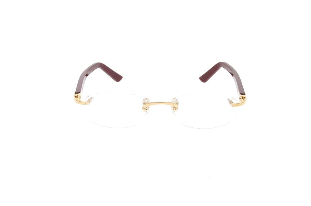 Cartier Cartier Rimless Oval Glasses 1