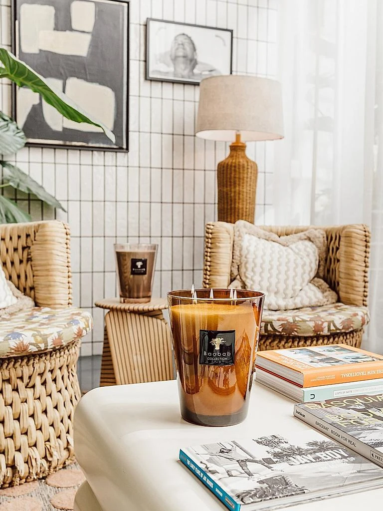 Baobab Collection Les Prestigieuses Max 24 Cuir De Russie Candle 7