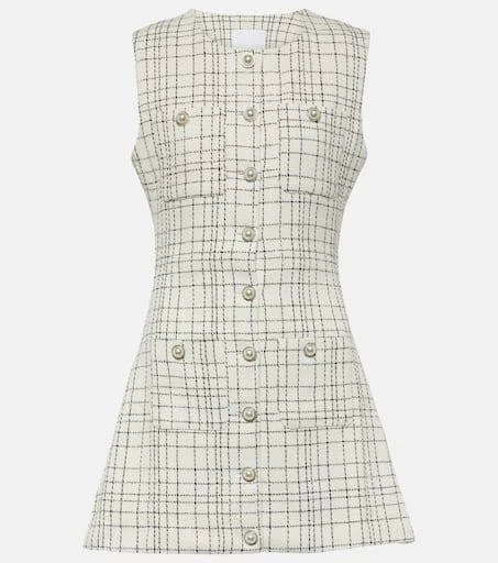 Same Grace checked knitted minidress 1
