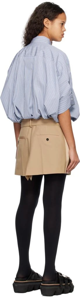 Sacai Blue Paneled Minidress 3