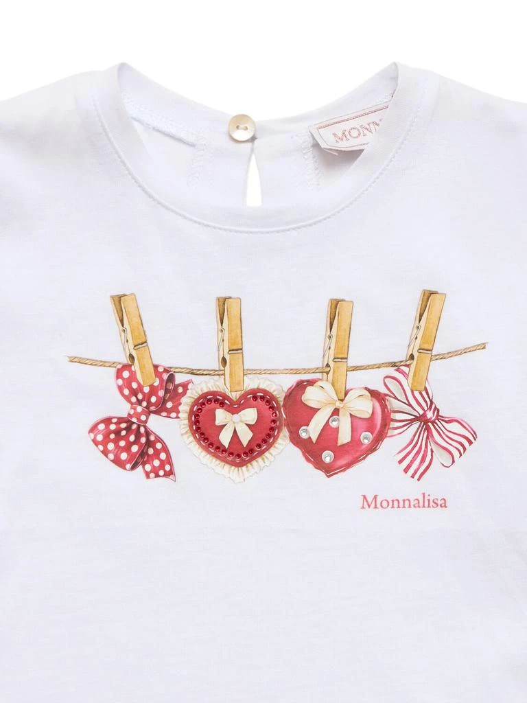 MONNALISA Printed Cotton Jersey T-shirt 1