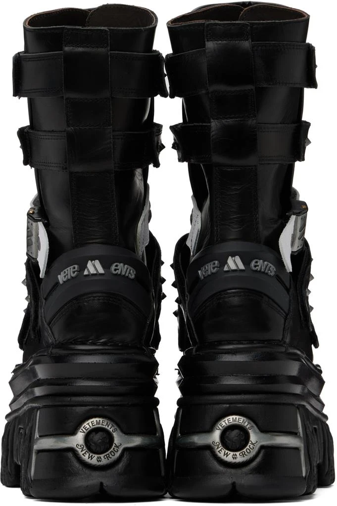 Vetements Black & White New Rock Edition Gamer Boots 2
