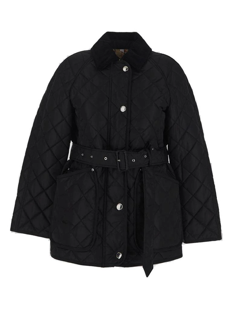Burberry Burberry Belted Waist Quilted Jacket 1