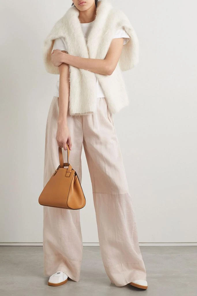Joseph Milner paneled ramie-voile wide-leg pants 2