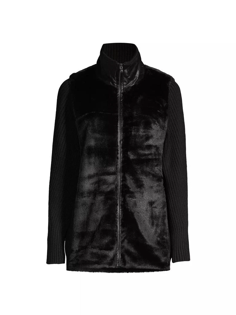 Kobi Halperin Emery Faux Fur Cardigan 1