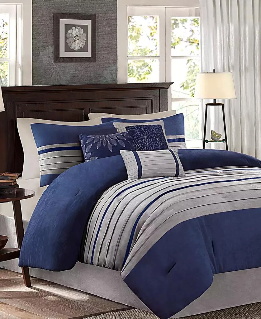 Madison Park Palmer Faux-Suede 7-Pc. Comforter Set 1