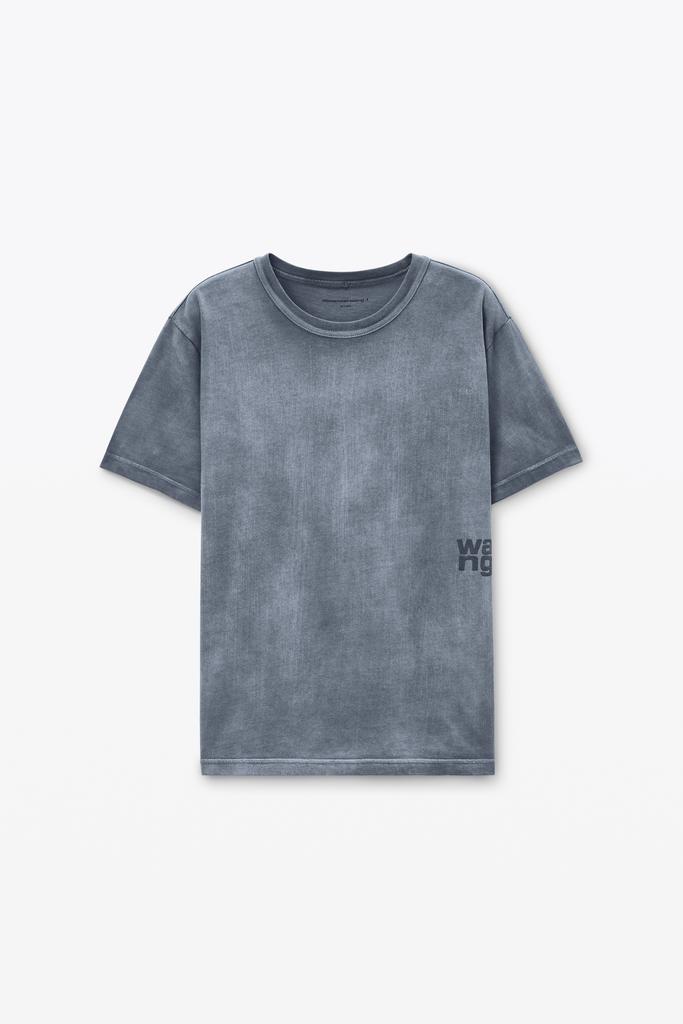 Alexander Wang puff logo tee in cotton jersey