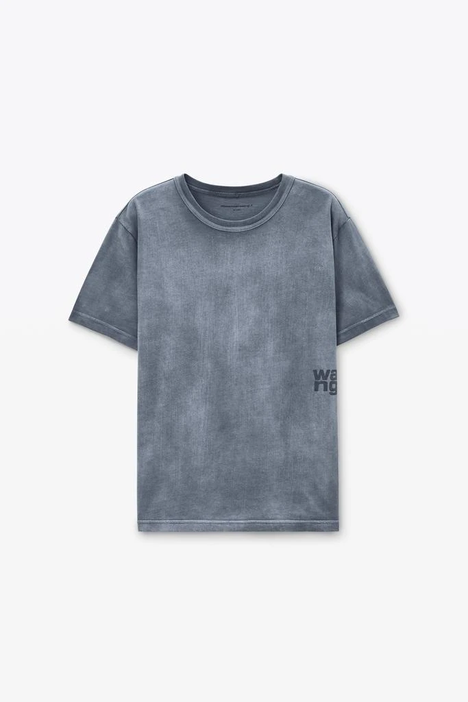 Alexander Wang puff logo tee in cotton jersey 2
