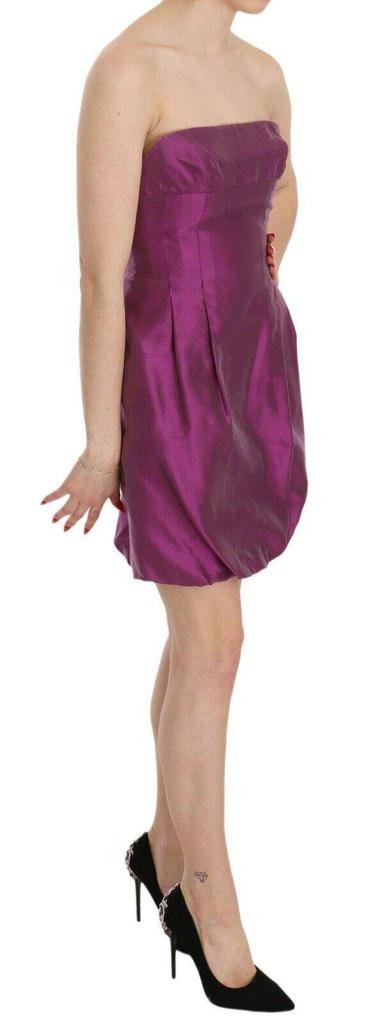 ERMANNO Ermanno Scervino Pink Halter Backless Midi Plain Dress