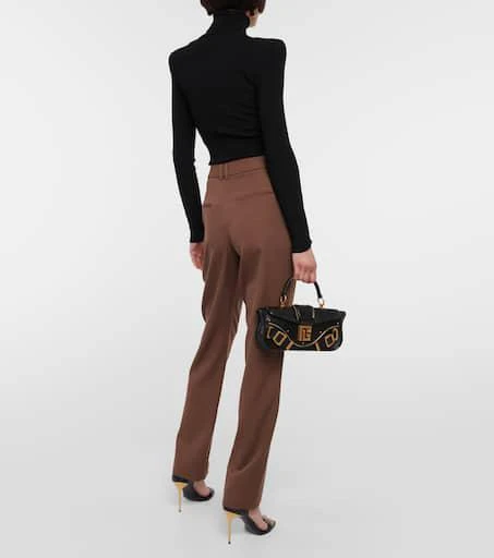 Balmain Tapered wool pants 3