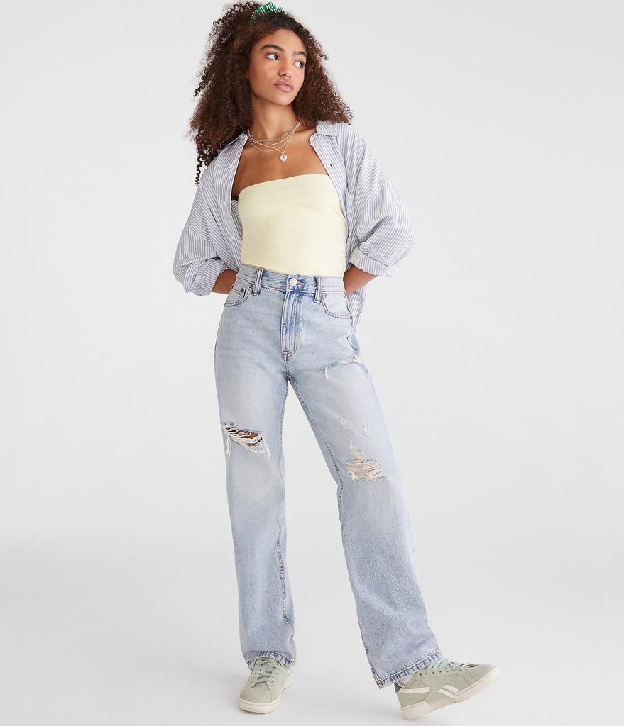 Aeropostale High-Rise Baggy Jean