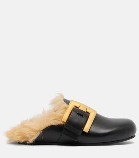 Balmain Anthem leather clogs 4