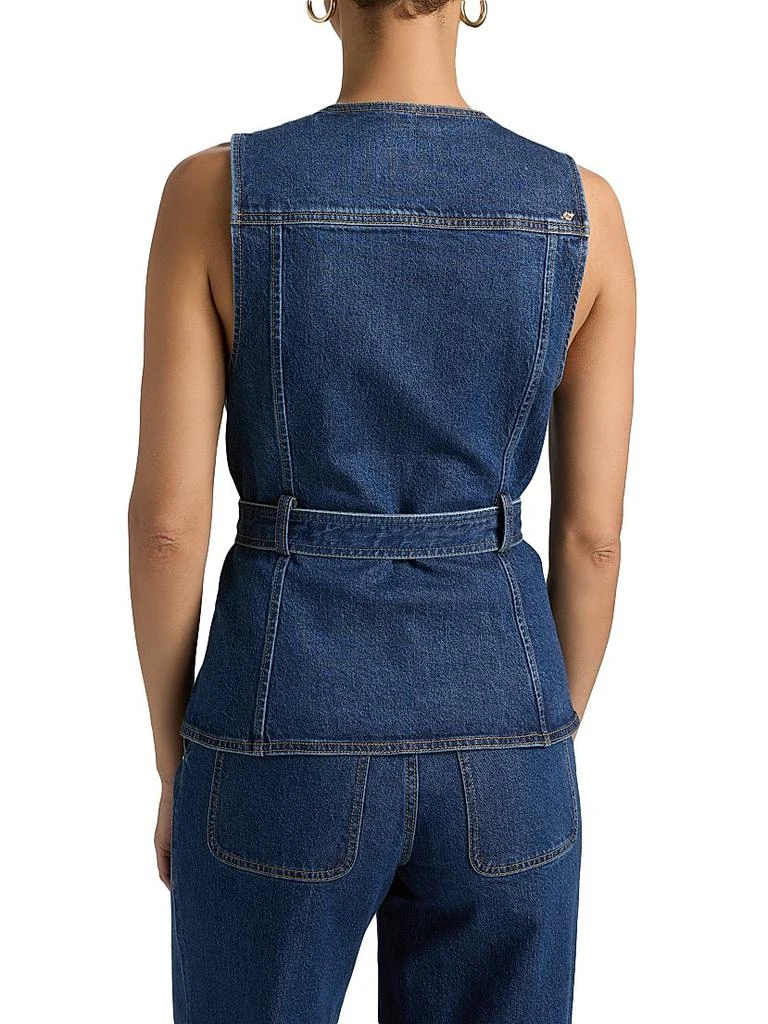 Cinq à Sept Reenee Denim Belted Vest 5