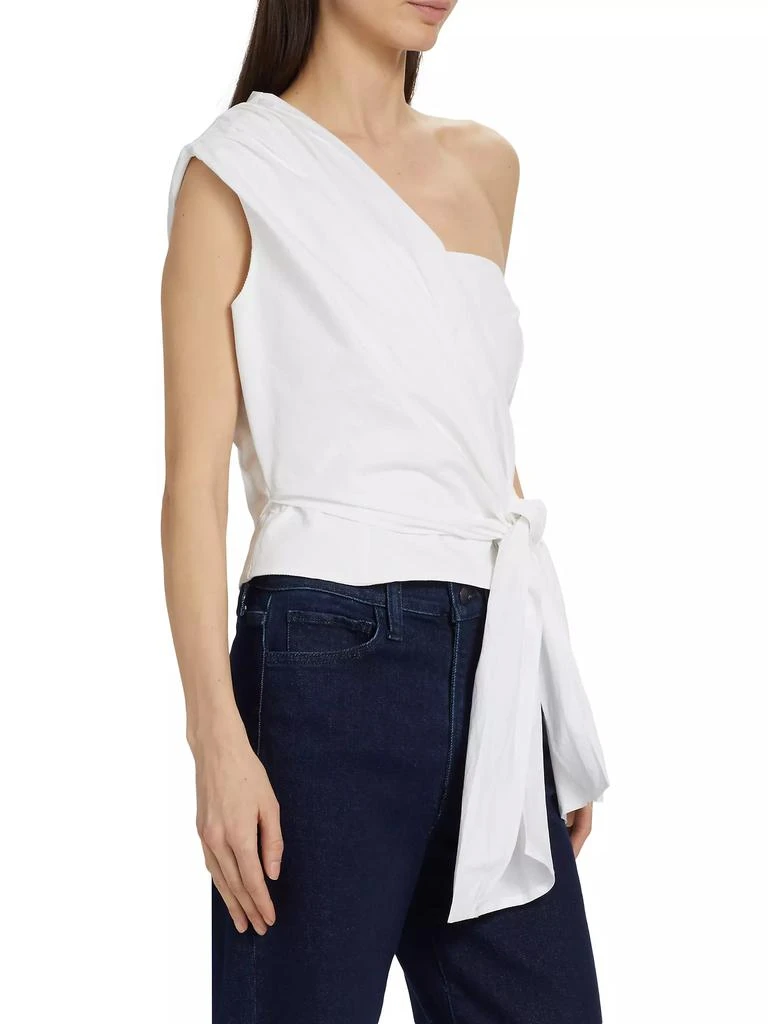 Hevron Dani Draped One-Shoulder Top 4