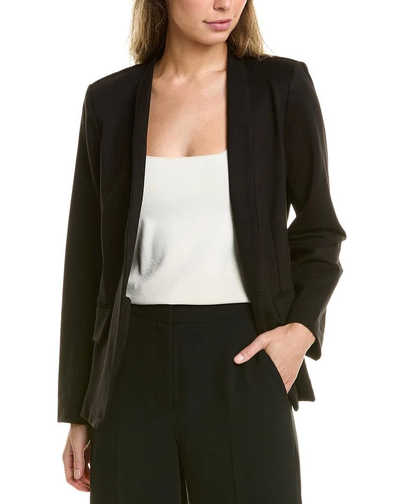 Isaac Mizrahi Collarless Jacket 1