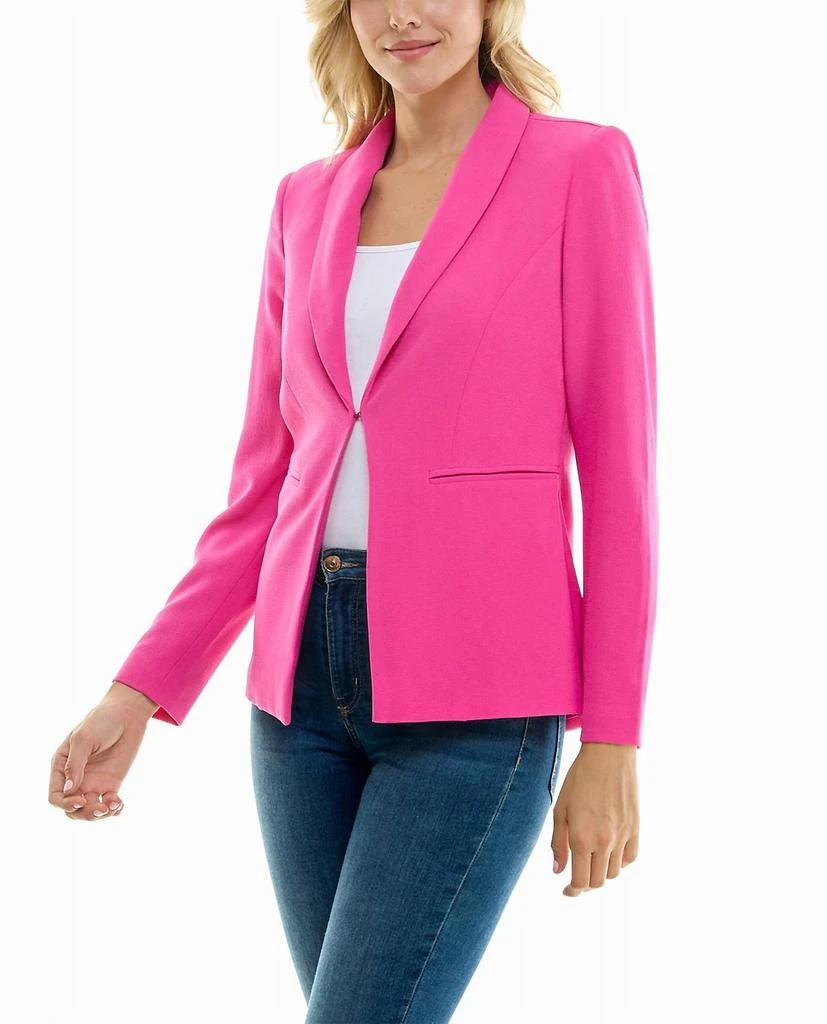 Nicole Miller Nicole Miller - Isla Stretch Crepe One Button Blazer 3