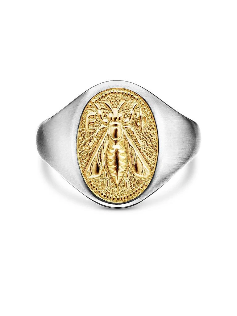 David Yurman Petrvs Bee Pinky Ring in Sterling Silver 6