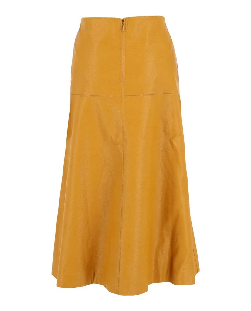 Stella McCartney Faux Leather Midi Skirt 2