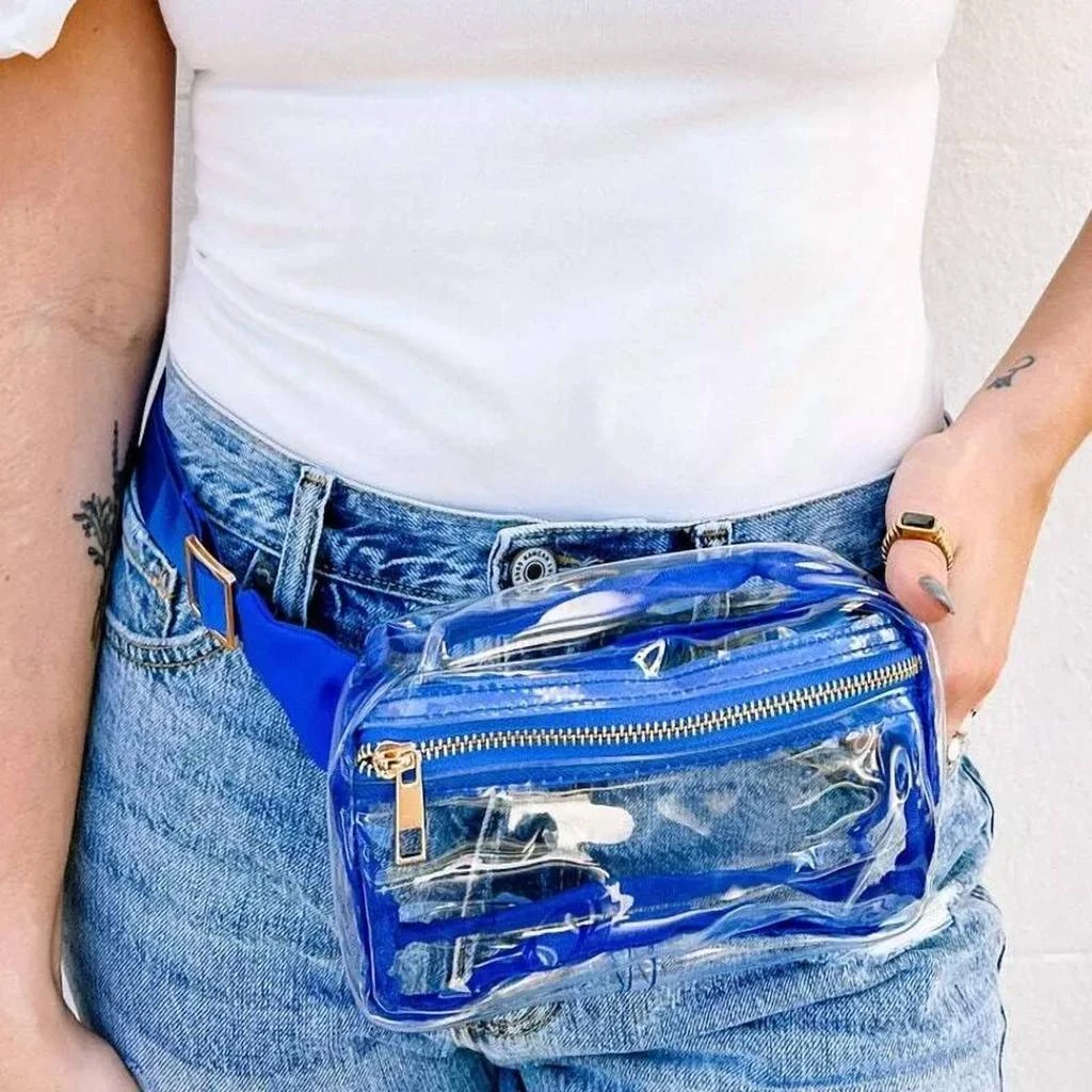 Caroline Hill Caroline Hill - Women
s Ferris Game Day Clear Sling Belt Bag 2